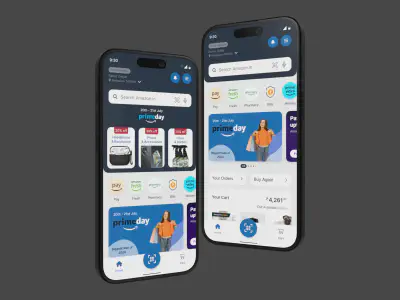 Amazon Homepage Redesign - A UX Case Study (2023)